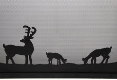Sheet Metal Arts and Crafts Style Fireplace Screen