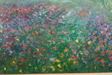 Field  Of Flowers Oil Painting by Le Thanh Son