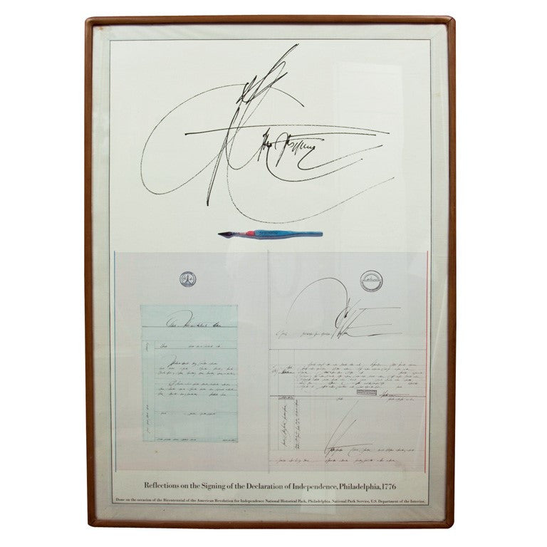 Steinberg's Poster U.S. Declaration Of Independence