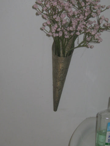 Silver Wall Vase