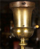 BLUE CERAMIC GINGER JAR LAMP