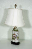 Shaped  Porcelin  Lamp  And  Shade
