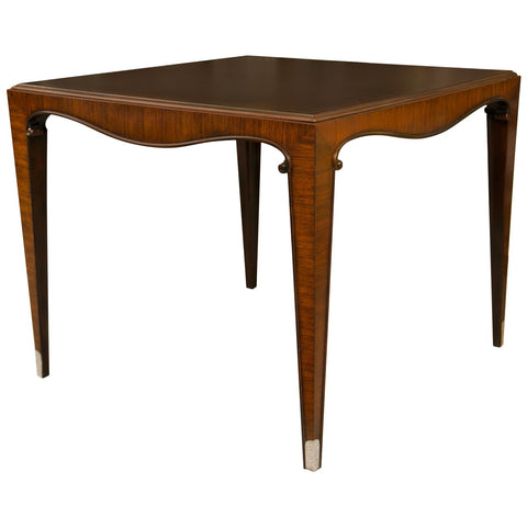 Art Deco Style Square Card Table