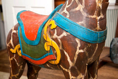 Carved Wood Carousel Giraffe