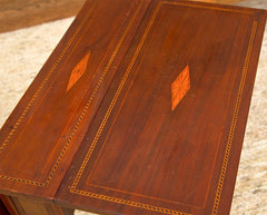 Mahogany Small Drop Leaf Side Table