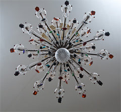 Murano  Fruit  Decorated  Large  Chandelier