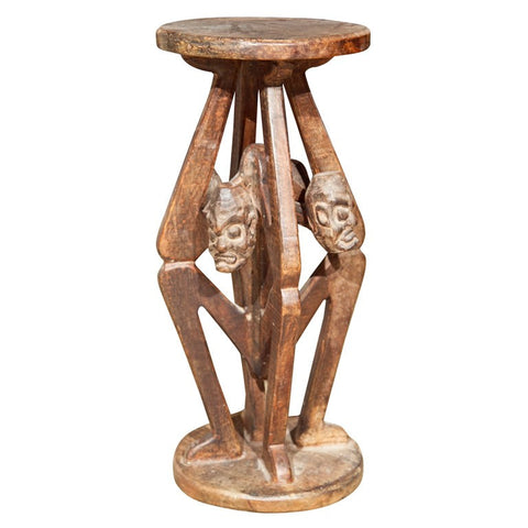 Carved Mbule Table From Kenya