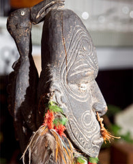 Carved Ironwood Asmat Tribe Man