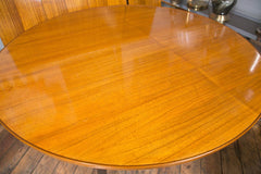 Edward Wormley Round Extension Dining Table by Dunbar