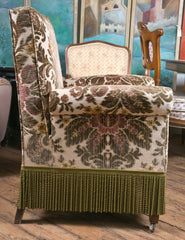 Pair of 1930's Slipper Chairs in Style of Napoleon III