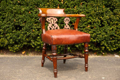 Victorian Mahogany Captain's Chair